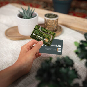 Visitenkarte "Gott liebt dich bedingungslos" (DE, FR)