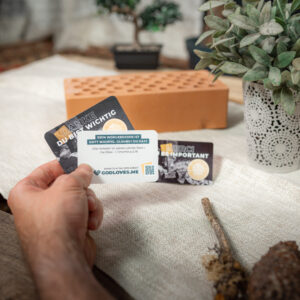 Visitenkarte "Danke, du bist wichtig" (DE, FR)